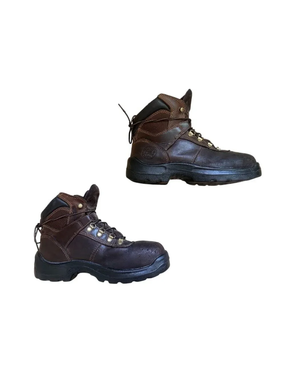 Red Wing Irish Setter Brown Leather Work Boots Oil-Resistant Men Size 7.5 Nubuck